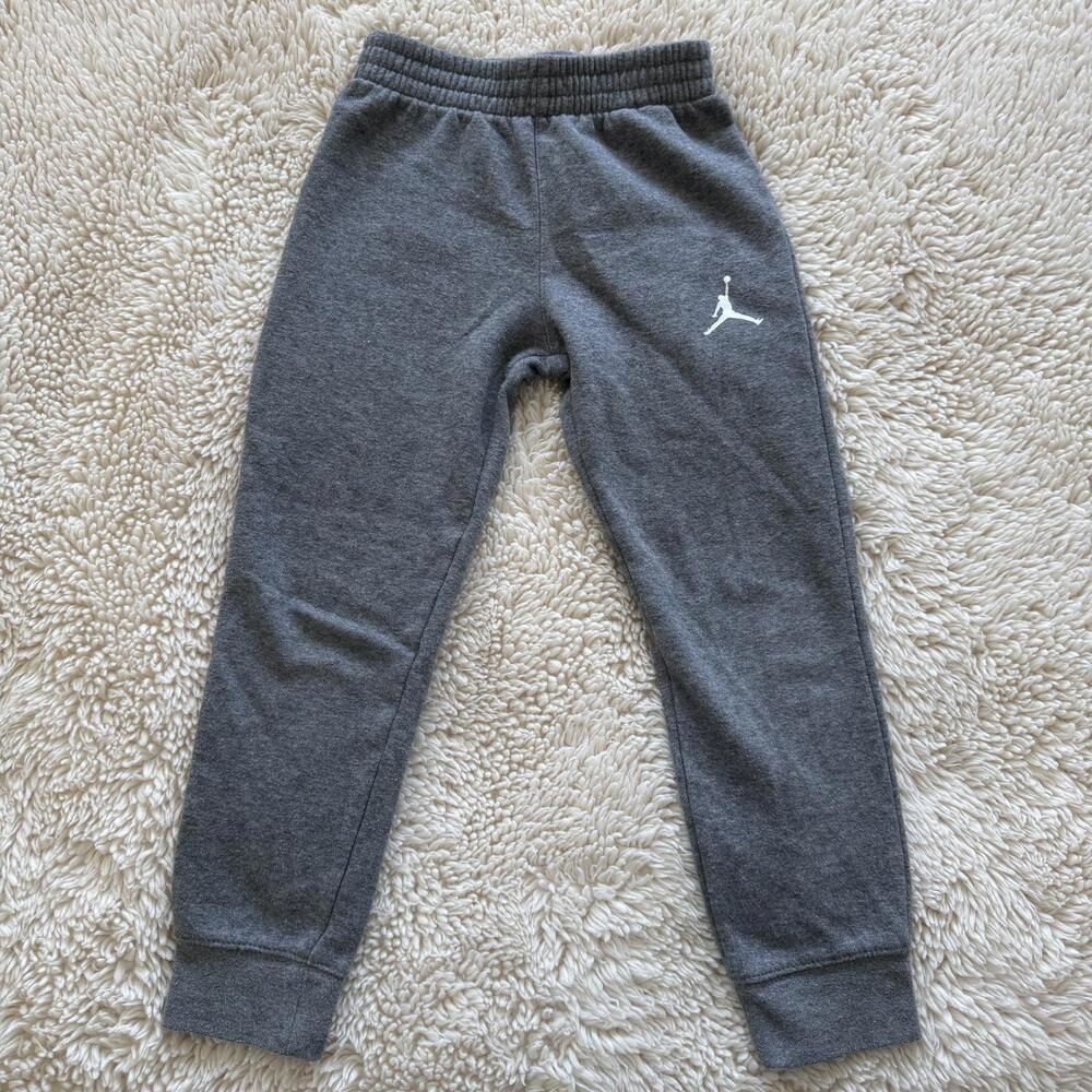 Air Jordan Kids' Gray Sweatpants - Size 7 / LG